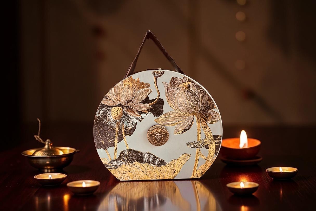 A handcrafted Diwali gift hamper by Aura Creation